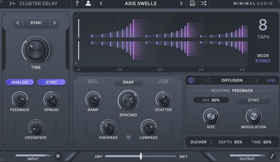 Minimal Audio ClusterDelay